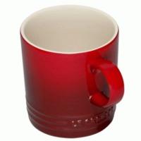 le creuset stoneware mug cerise