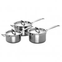 Le Creuset 3 Ply Stainless Steel Saucepan Set