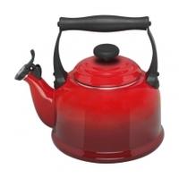 Le Creuset Traditional Fixed Whistle Kettle Cerise