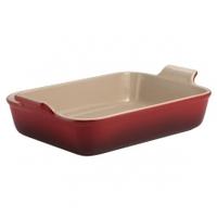 Le Creuset Stoneware 32cm Deep Rectangular Dish Cerise