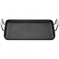 le creuset 35cm toughened non stick ribbed rectangular grill