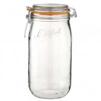 Le Parfait Clip Top Preserving Jar 1.5L, 1.5 Litre Clip Top Jar, Single Jar