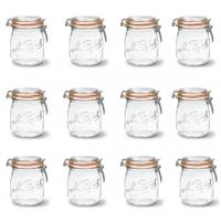 Le Parfait Clip Top Preserving Jar 750ml, 750ml Clip Top Jar, 12 Pack