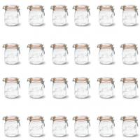 Le Parfait Clip Top Preserving Jar 750ml, 750ml Clip Top Jar, 24 Pack