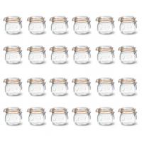 Le Parfait Clip Top Preserving Jar 500ml, 500ml Clip Top Jar, 24 Pack