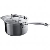 Le Creuset 16cm 3 Ply Stainless Steel Saucepan and Lid