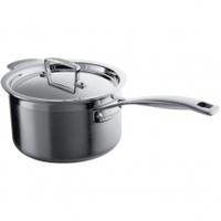 Le Creuset 20cm 3 Ply Stainless Steel Saucepan and Lid