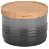 Le Creuset Small Storage Jar With Wooden Lid Flint