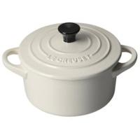 le creuset petite round casserole almond