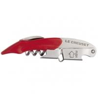 Le Creuset 2-Step Waiter\'s Corkscrew, Cerise Plastic / Metal, One Size