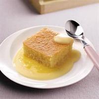 Lemon Sponge, Lemon Sauce & Custard