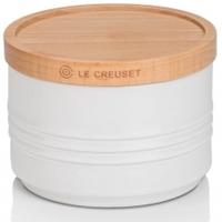 Le Creuset Small Storage Jar With Wooden Lid Cotton