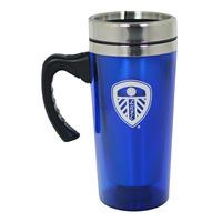 leeds united aluminuim travel mug