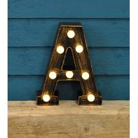 letter a battery operated lumieres light by smart garden