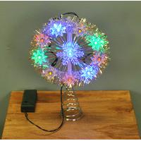 led christmas tree topper light multi coloured by premier