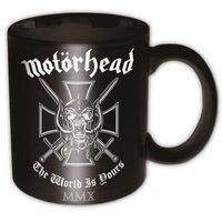Lemmy Motorhead The World Is Yours Black Band Logo Coffee Gift Mug Mmx Official