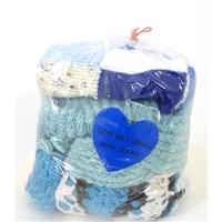 Let\'s Get Crafty With Oxfam! Tonal Blues Upcycling Reclamation Yarn Pack