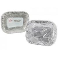 Lets Get Baking 6 Pack Disposable Oblong Foil Pie Tins Trays Dishes