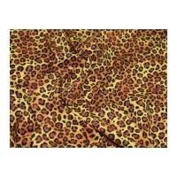 Leopard Animal Print Cotton Poplin Fabric