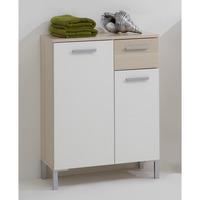 Lerida2 Floorstanding Bathroom Cabinet in Ashtree White