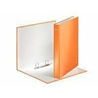 leitz wow a4 2d ring binder 25mm orange 42410044