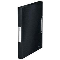 Leitz Style (A4) Polypropylene Box File (Satin Black)