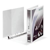 Leitz Softclick Presentation Ring Binder PVC 4 D-Ring 25mm Capacity A4 White Ref 42010001 (Pack 6)