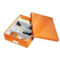 Leitz Click and Store (Medium) Organiser Box (Orange)