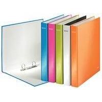 Leitz Wow A4+ 2D-Ring Binder 25mm Assorted Pack of 10