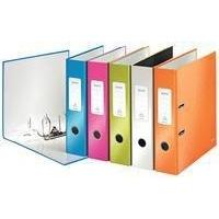 Leitz Wow Lever Arch File A4 80mm Assorted Pack of 10