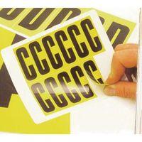 LETTER N - WHITE CARD 12 CHARACTERS/CARD, 56x21MM
