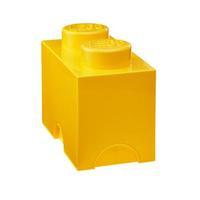 lego brick 2 storage box yellow