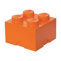 LEGO Brick 4 Storage Box, Orange