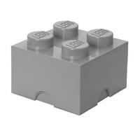 LEGO Brick 4 Storage Box, Grey