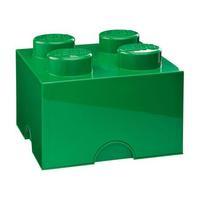LEGO Brick 4 Storage Box, Green