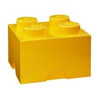 LEGO Brick 4 Storage Box, Yellow