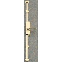 Lever Style Non Locking Espagnolette Door or Window Bolt Brass