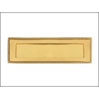 Letter Plate - Georgian Brass 254mm