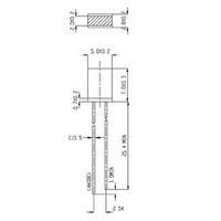 led wired yellow rectangular 2 x 5 mm 23 mcd 180 10 ma 2 v everlight o ...