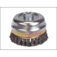 Lessmann Knot Cup Brush 65 x M14 x 20 x 0.5 Stainless Wire