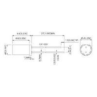 led wired red cylindrical 5 mm 1 mcd 100 20 ma 225 v kingbright l 483h ...