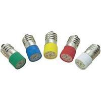 LED bulb E10 Red 12 Vdc, 12 Vac 1.2 lm Barthelme