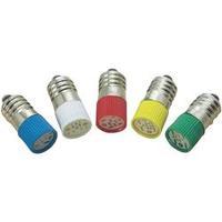 LED bulb E10 Red 12 Vdc, 12 Vac 2.4 lm Barthelme