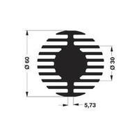 LED heat sink 2.61 C/W (&Atilde; x H...