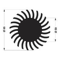 LED heat sink 2.15 C/W (&Atilde; x H...