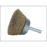 Lessmann DIY Brass Cup Brush 50mm x 0.25 Wire