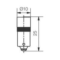 LED bulb BA9s White 12 Vdc 2000 mcd 428 lm Signal Construct MEDB2562