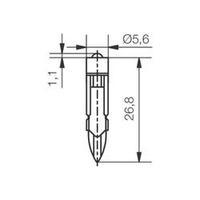 LED bulb T5.5 k White 24 Vdc 2000 mcd 428 lm Signal Construct MEDT5564