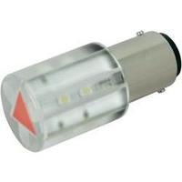 led bulb ba15d red 24 vdc 24 vac 1300 mcd cml