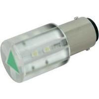 led bulb ba15d green 24 vdc 24 vac 1050 mcd cml